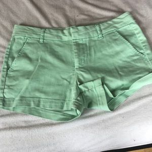Sea foam green shorts